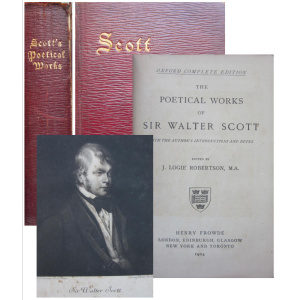 SCOTT (SIR WALTER) - THE POETICAL WORKS OF SIR WALTER SCOTT