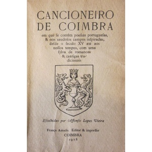 VIEIRA (AFONSO LOPES) - CANCIONEIRO DE COIMBRA