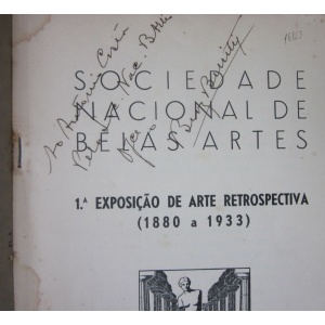 SOCIEDADE NACIONAL DE BELAS ARTES - 1ª EXPOSIÇÃO DE ARTE RETROSPECTIVA