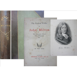 MILTON (JOHN) - THE POETICAL WORKS OF JOHN MILTON