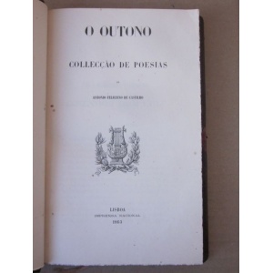 CASTILHO (ANTÓNIO FELICIANO DE) - O OUTONO