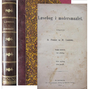 PAUSS (B.) & LASSEN (H.) - LÆREBOG I MODERSMAALET