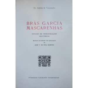VASCONCELOS (ANTÓNIO DE) - BRÁS GARCIA MASCARENHAS