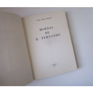 MARQUES (MÁRIO GOMES) - MOEDAS DE D. FERNANDO