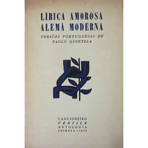 LÍRICA AMOROSA ALEMÃ MODERNA