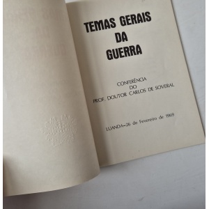 SOVERAL (CARLOS EDUARDO DE) - TEMAS GERAIS DA GUERRA