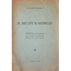 GUIMARÃIS (DR. OLIVEIRA) - DR. JOSÉ LEITE DE VASCONCELOS