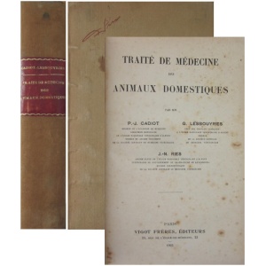 CADIOT (P.-J.), LESBOUYRIES (G.) & RIES (J.-N.) - TRAITÉ DE MÉDICINE DES ANIMAUX DOMESTIQUES