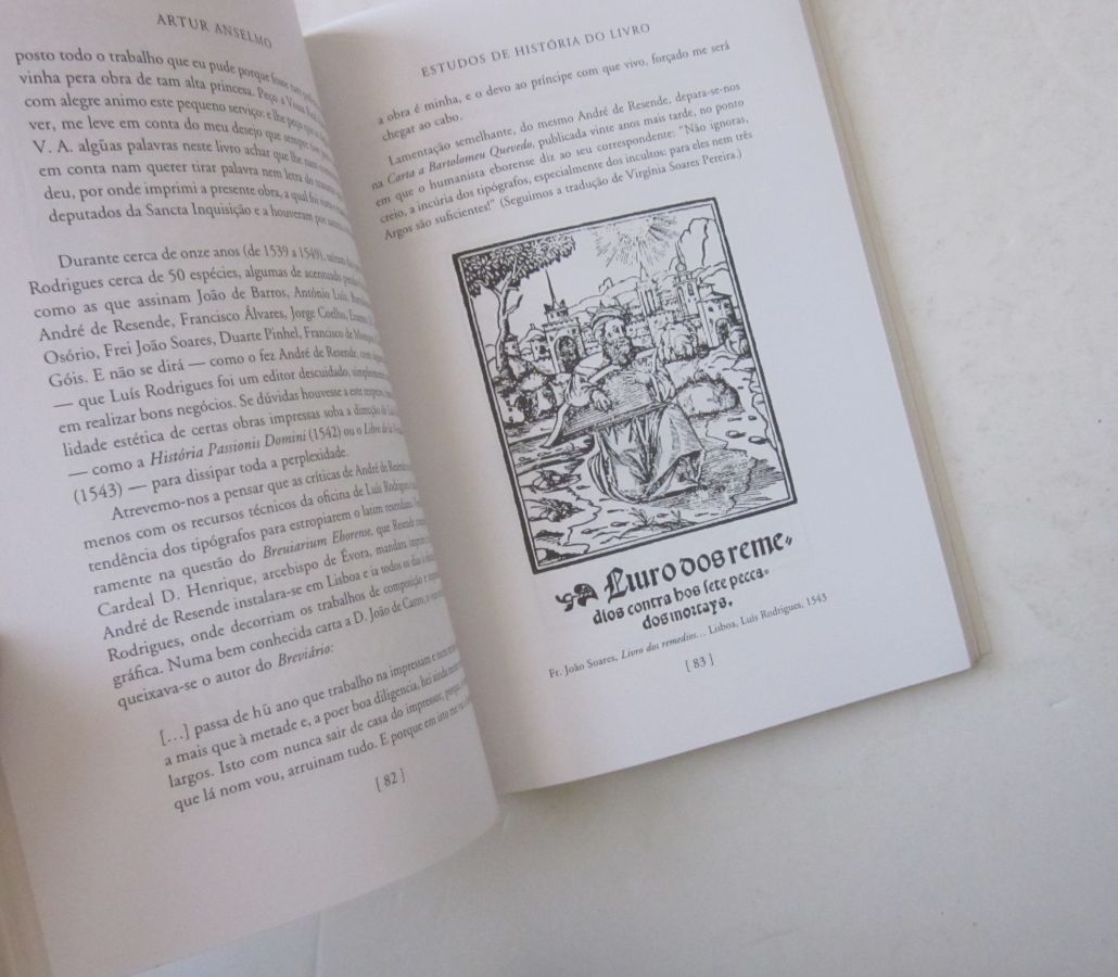 18256 c ANSELMO (ARTUR) - ESTUDOS DE HISTÓRIA DO LIVRO