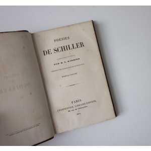 SCHILLER (FRIEDRICH) - POÉSIES DE SCHILLER