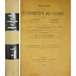 VILLAIN (L.) & BASCOU (V.) - MANUEL DE L'INSPECTEUR DES VIANDES