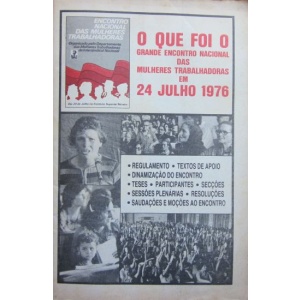 O QUE FOI O GRANDE ENCONTRO NACIONAL DAS MULHERES TRABALHADORAS EM 24 DE JULHO 1976