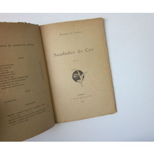 CASTRO (EUGÉNIO DE) - SAUDADES DO CÉO