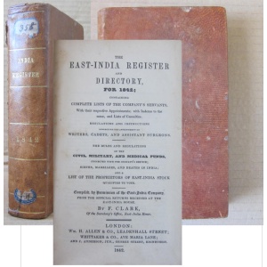 CLARK (F.) - THE EAST-INDIA REGISTER AND DIRECTORY, FOR 1842