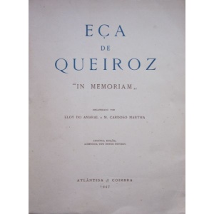 AMARAL (ELOY DO) & MARTHA (M. CARDOSO) [ORG.] - EÇA DE QUEIROZ 