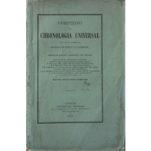 MELLO (JOAQUIM LOPES CARREIRA DE) - COMPENDIO DE CHRONOLOGIA UNIVERSAL