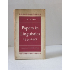 FIRTH (J. R.) - PAPERS IN LINGUISTICS 1934-1951