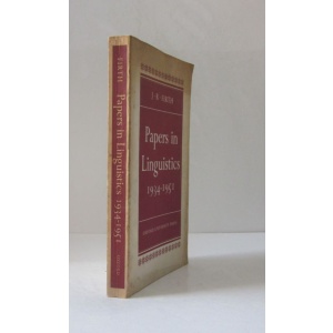 FIRTH (J. R.) - PAPERS IN LINGUISTICS 1934-1951