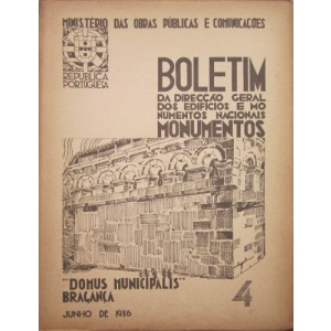 BOLETIM DA DIRECÇÃO GERAL DOS EDIFÍCIOS E MONUMENTOS NACIONAIS - 