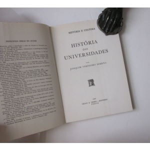 SERRÃO (JOAQUIM VERÍSSIMO) - HISTÓRIA DAS UNIVERSIDADES