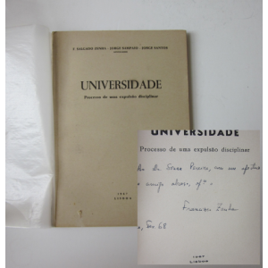 ZENHA (F. SALGADO), SAMPAIO (JORGE) & SANTOS (JORGE) - UNIVERSIDADE: PROCESSO DE UMA EXPULSÃO DISCIPLINAR