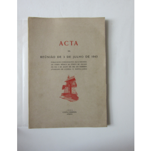 ACTA DA REUNIÃO DE 3 DE JULHO DE 1943