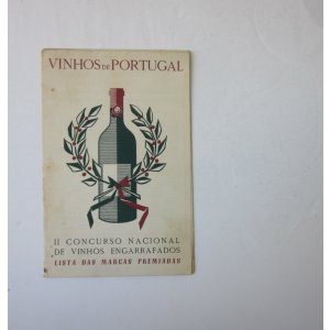 VINHOS DE PORTUGAL - II CONCURSO NACIONAL DE VINHOS ENGARRAFADOS: LISTA DAS MARCAS PREMIADAS