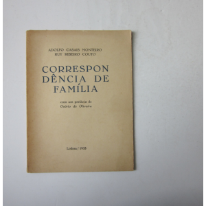 MONTEIRO (ADOLFO CASAIS) & COUTO (RUY RIBEIRO) - CORRESPONDÊNCIA DE FAMÍLIA