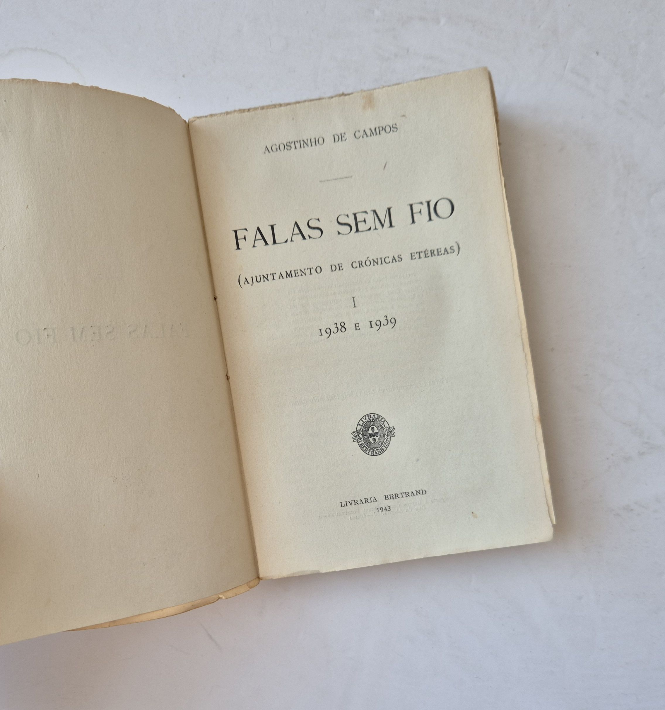 7947 b CAMPOS (AGOSTINHO DE) - FALAS SEM FIO