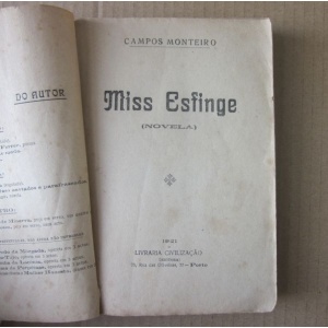 MONTEIRO (CAMPOS) - MISS ESFINGE