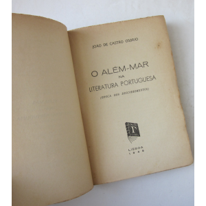 OSÓRIO (JOÃO DE CASTRO) - O ALÉM-MAR NA LITERATURA PORTUGUESA