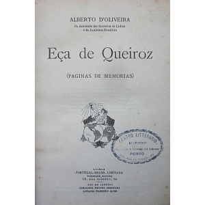 OLIVEIRA (ALBERTO D') - EÇA DE QUEIROZ