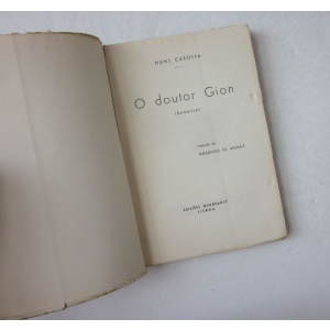 CAROSSA (HANS) - O DOUTOR GION