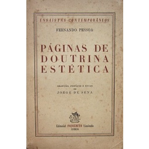 PESSOA (FERNANDO) - PÁGINAS DE DOUTRINA ESTÉTICA