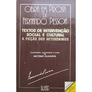 PESSOA (FERNANDO) - OBRA EM PROSA