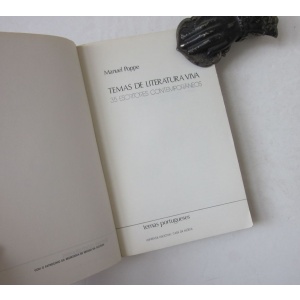 POPPE (MANUEL) - TEMAS DE LITERATURA VIVA: 35 ESCRITORES CONTEMPORÂNEOS