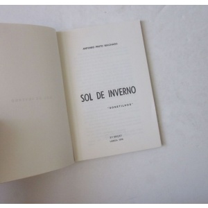 MACHADO (A. PINTO) - SOL DE INVERNO