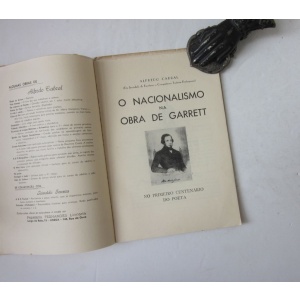 CABRAL (ALFREDO) - O NACIONALISMO NA OBRA DE GARRETT