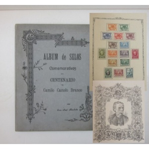 MACHADO (ÉNIO JOSÉ) - ÁLBUM DE SELOS COMEMORATIVOS DO CENTENÁRIO DE CAMILO CASTELO BRANCO