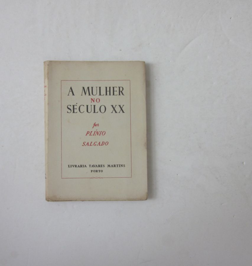 20855 c SALGADO (PLÍNIO) - A MULHER NO SÉCULO XX