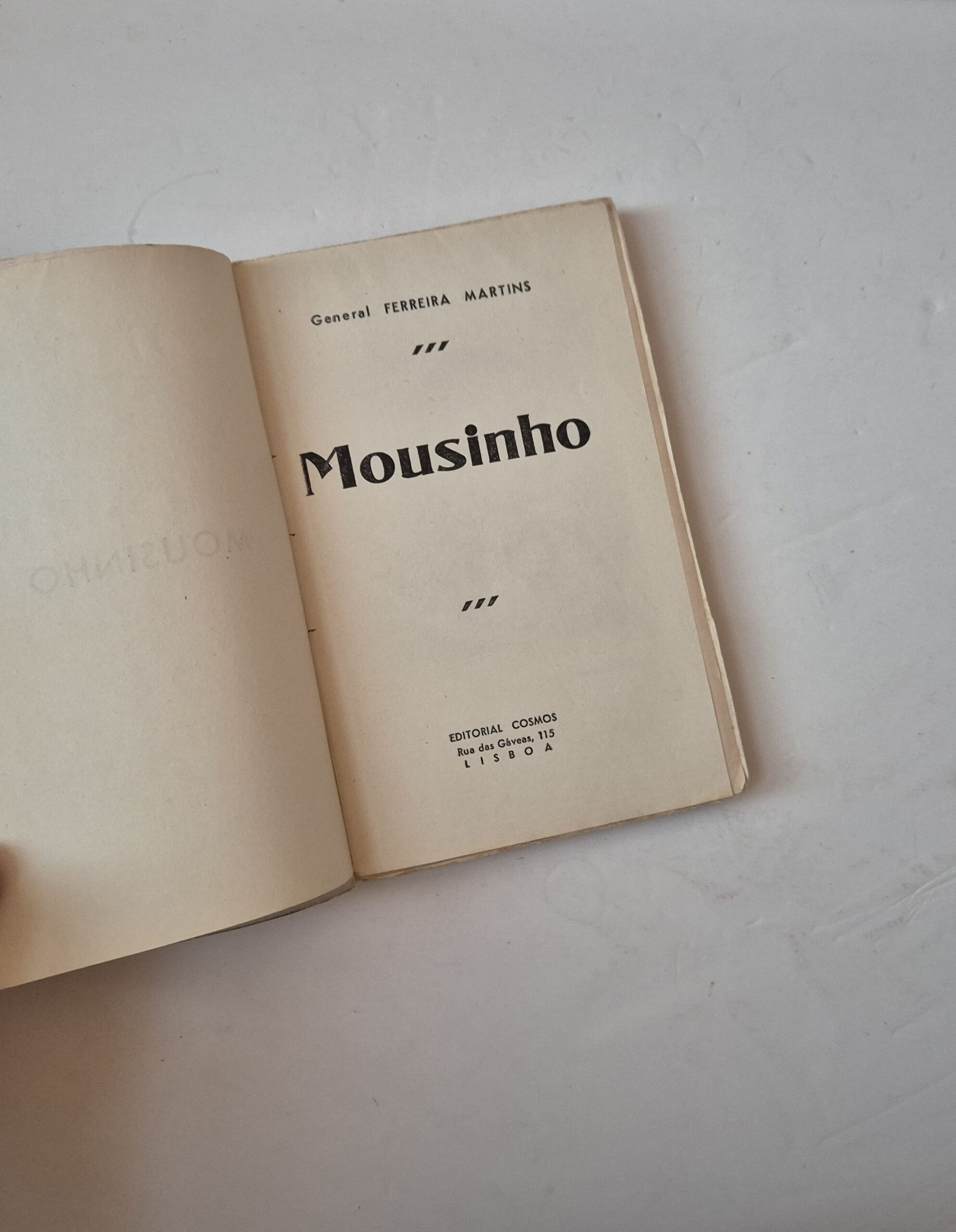 21109 MARTINS (GENERAL FERREIRA) - MOUSINHO