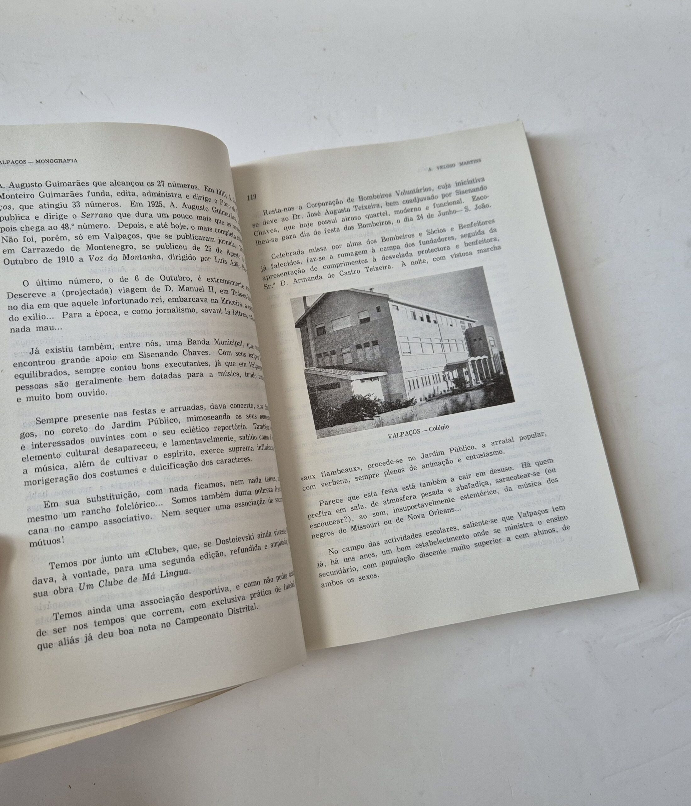 19666 a MARTINS (A. VELOSO) - MONOGRAFIA DE VALPAÇOS
