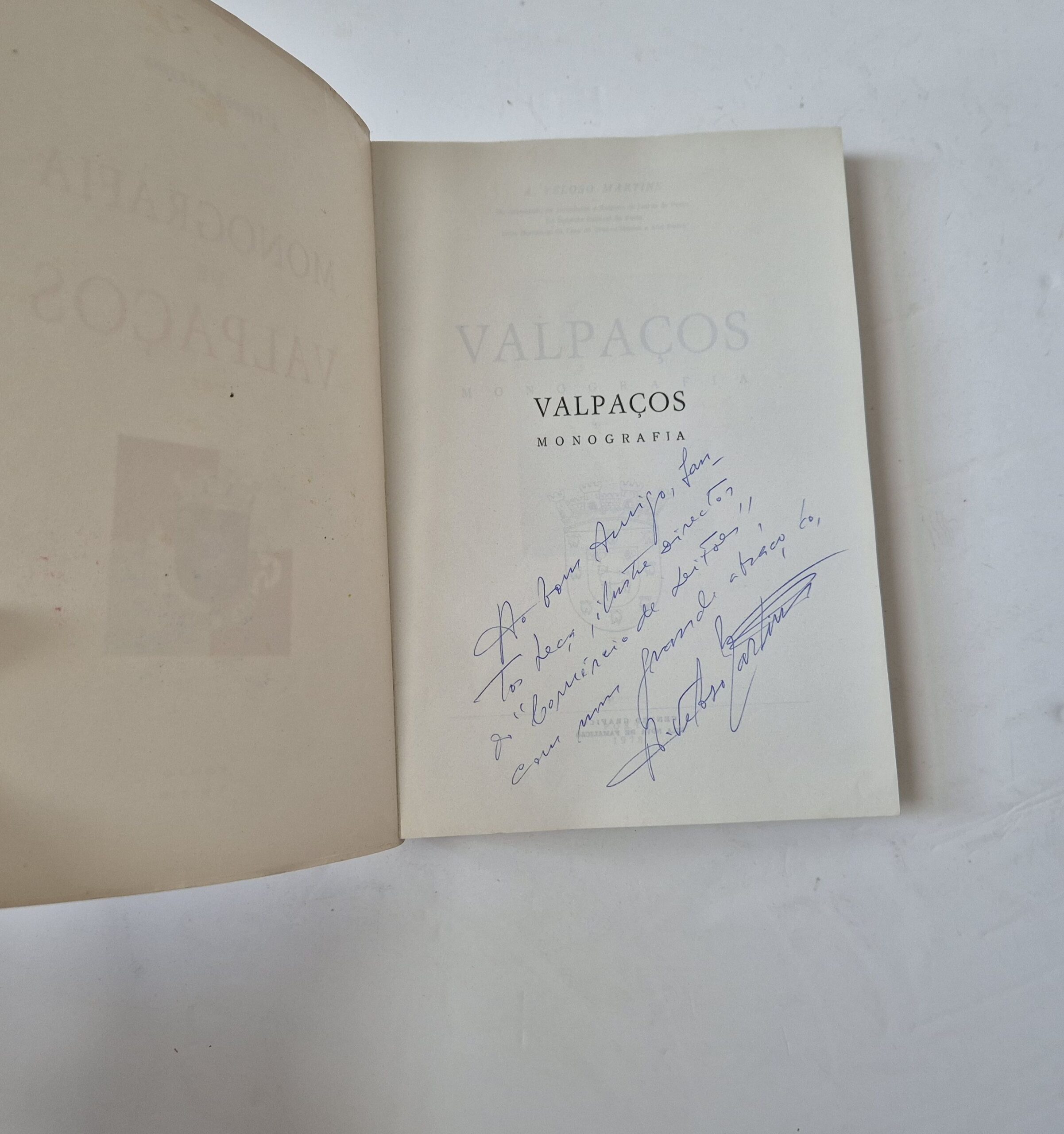 19666 b MARTINS (A. VELOSO) - MONOGRAFIA DE VALPAÇOS