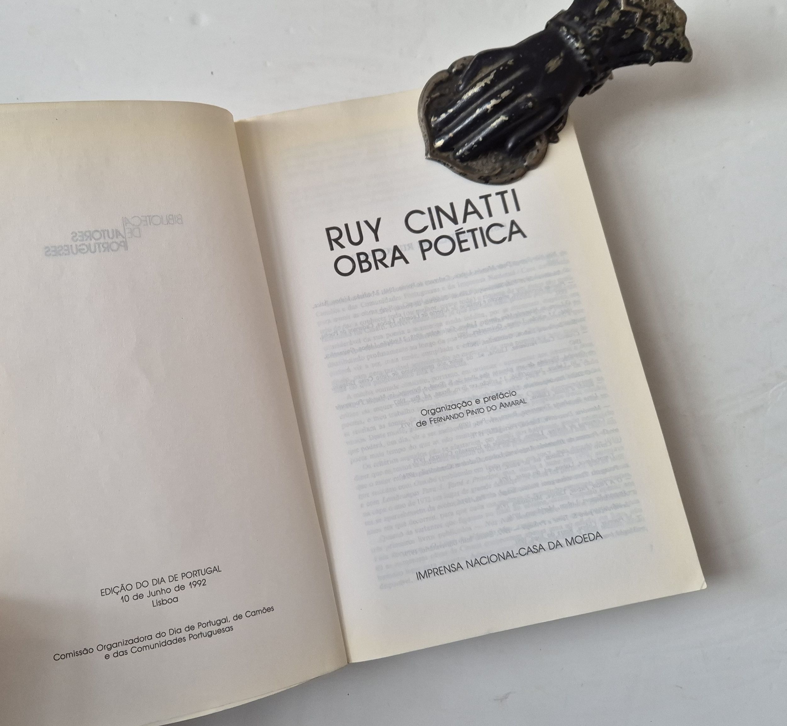 21238 c CINATTI (RUY) - OBRA POÉTICA