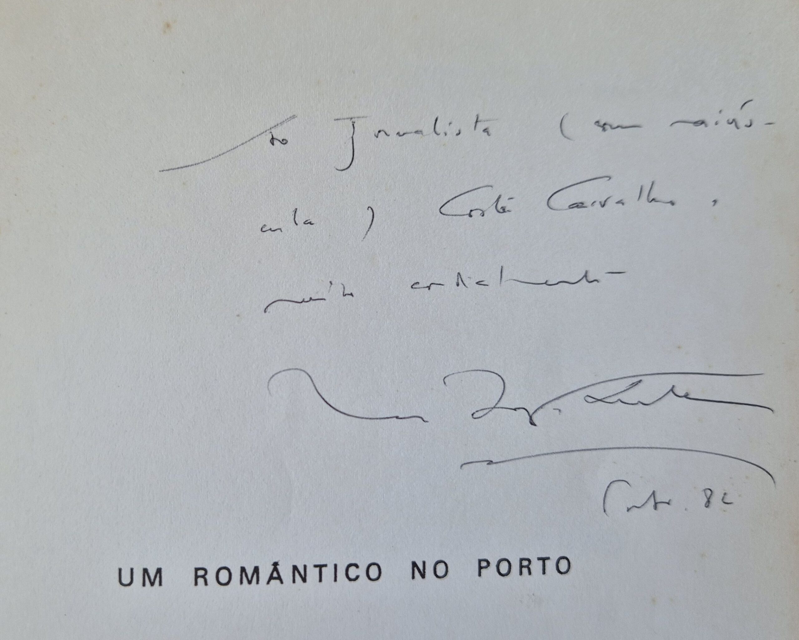21278 d SEABRA (JOSÉ AUGUSTO) - UM ROMÂNTICO NO PORTO