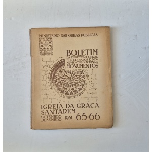 BOLETIM DA DIRECÇÃO GERAL DOS EDIFÍCIOS E MONUMENTOS NACIONAIS - IGREJA DA GRAÇA - SANTARÉM [nº 65-66]