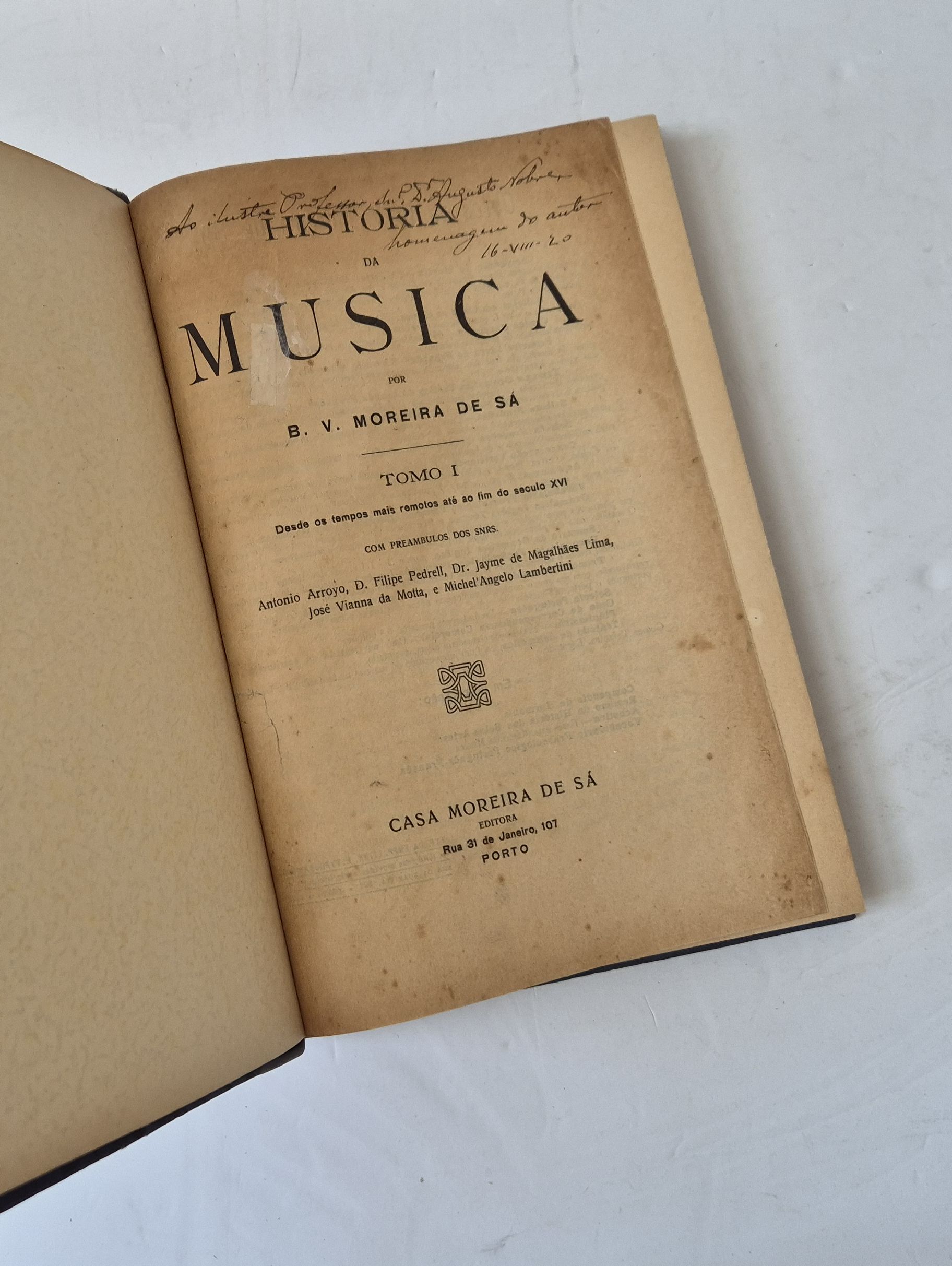 21291 HISTÓRIA DA MÚSICA - BERNARDO V. MOREIRA DE SÁ