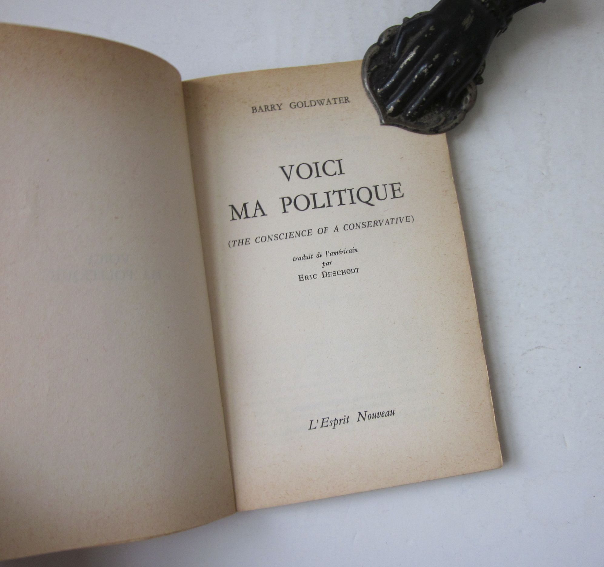 21330 a GOLWATER (BARRY) - VOICI MA POLITIQUE