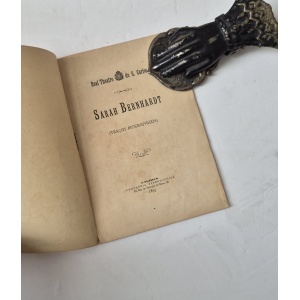 REAL THEATRO DE S. CARLOS - SARAH BERNHARDT (Traços biographicos)