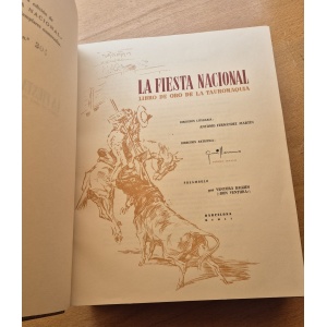LA FIESTA NACIONAL -  LIBRO DE ORO DE LA TAUROMAQUIA
